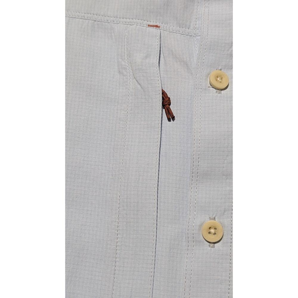Simms Fishing Products Shirt XL Light Blue Long Sleeve Vented Button Up Outdoor - Picture 7 of 12